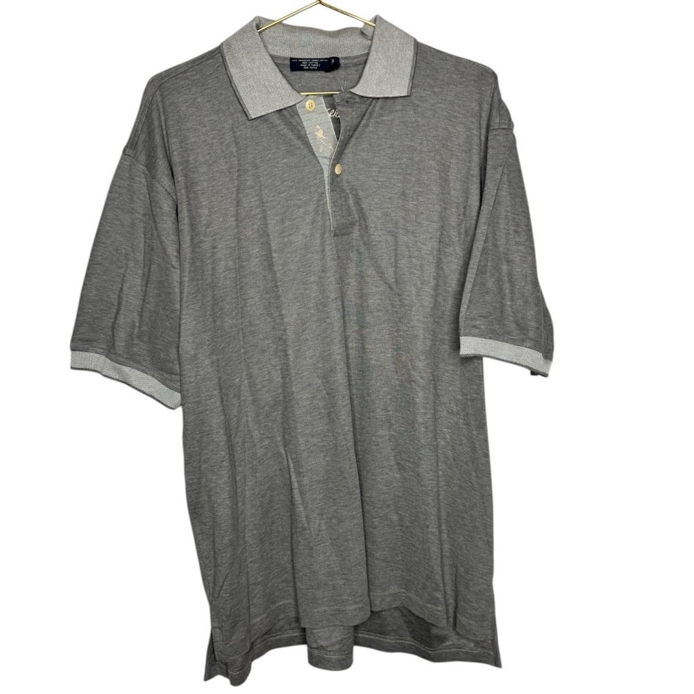 Vintage Polo Johnnie Walker‎ Gray short sleeve Medium